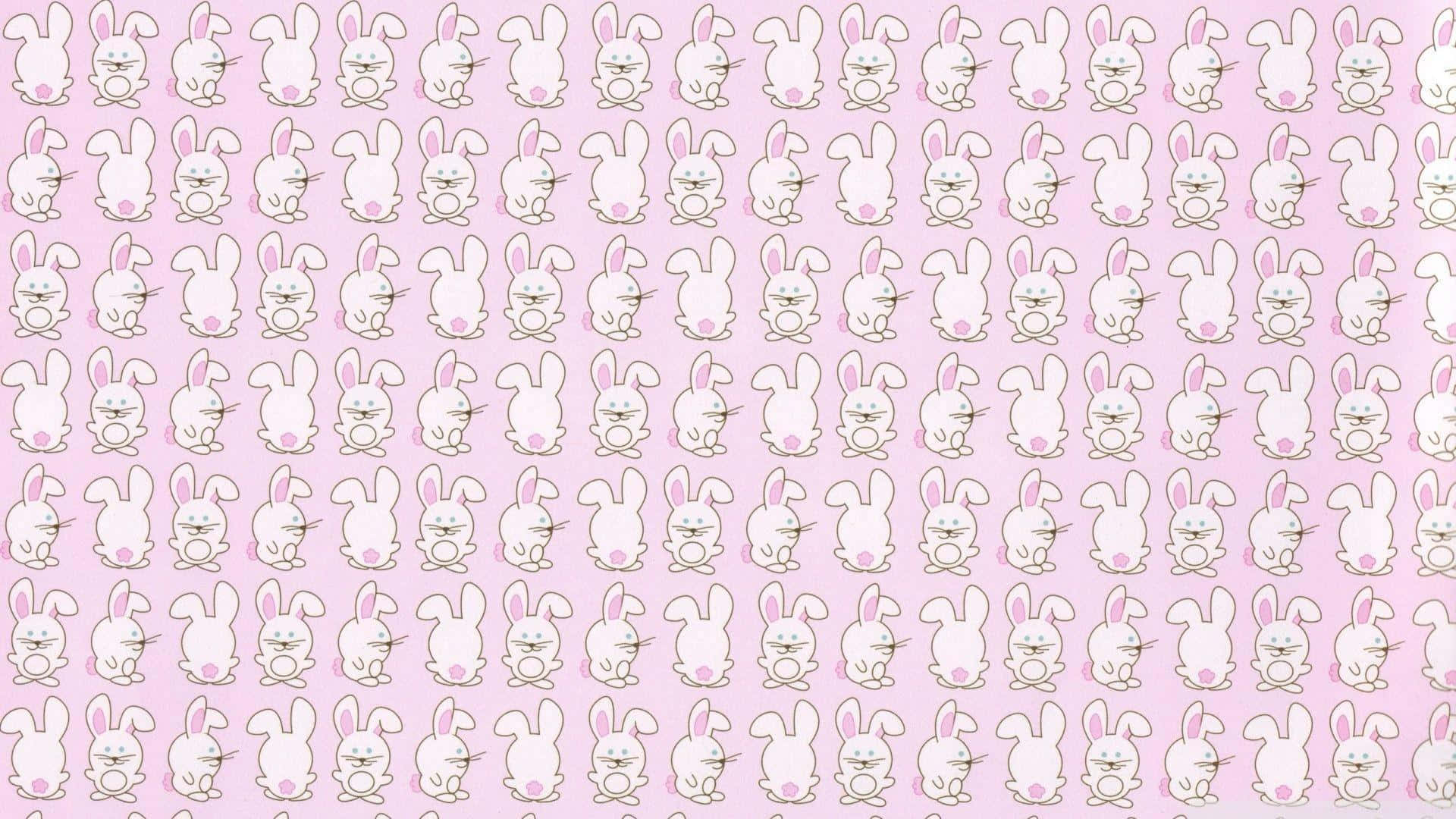 Adorable Kawaii Pink Aesthetic Desktop Wallpaper Background