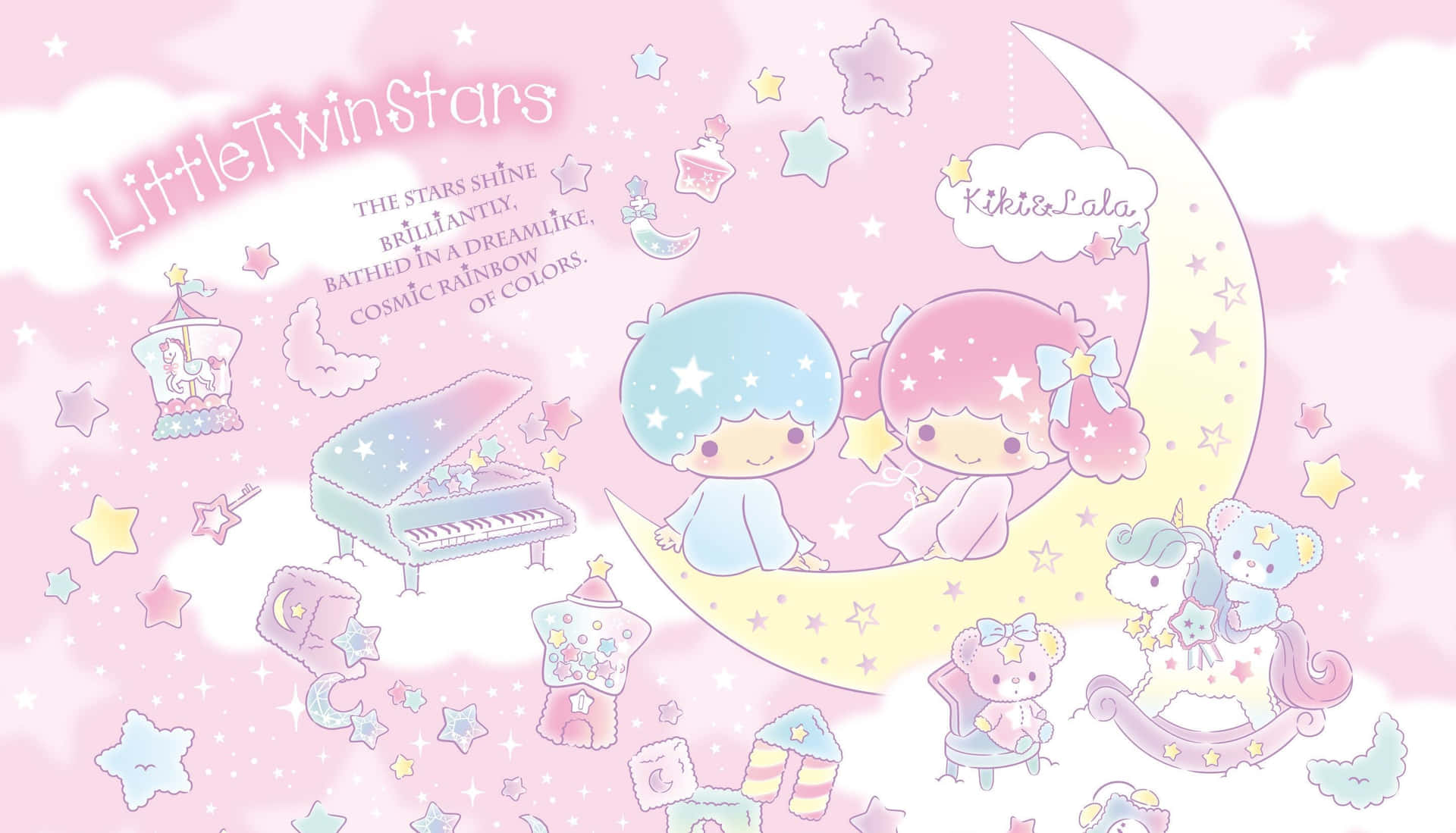 Adorable Kawaii Pink Aesthetic Desktop Wallpaper Background