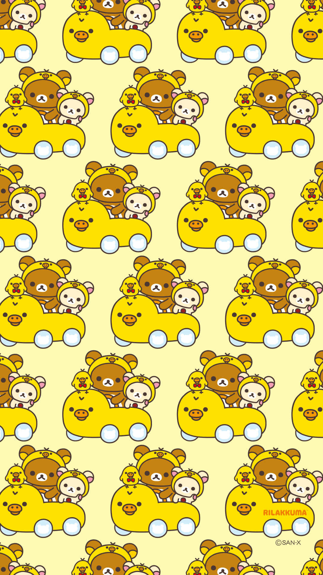Adorable Kawaii Rilakkuma Background