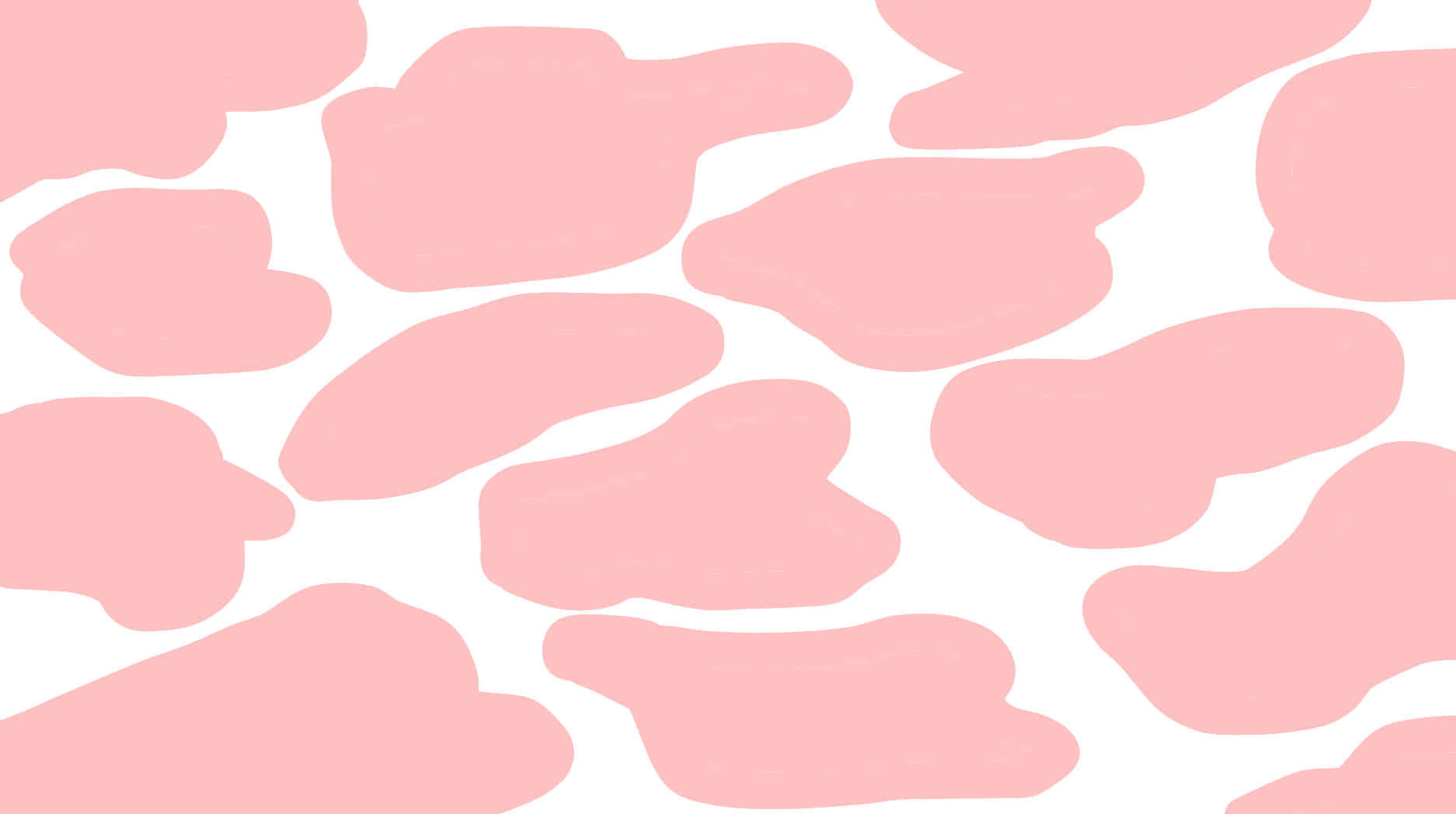 Adorable Kawaii Strawberry Cow Illustration Background