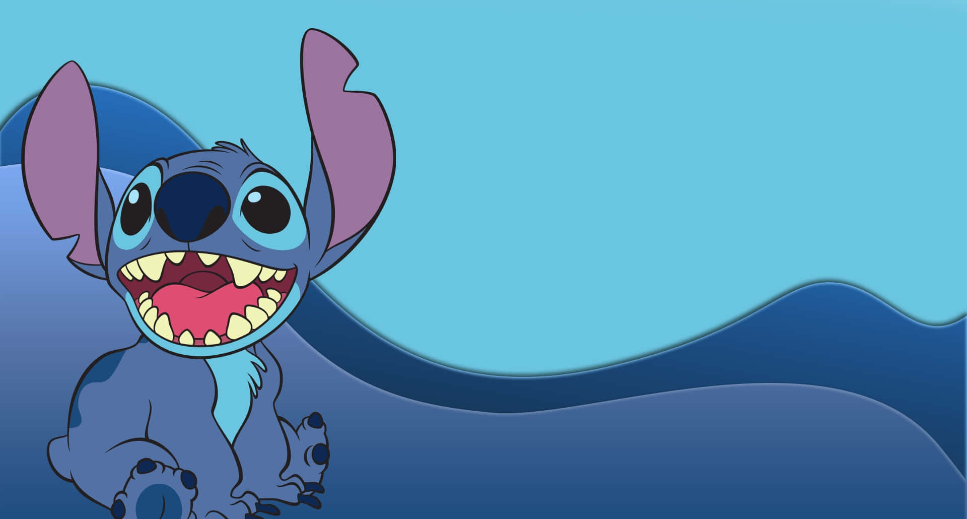 Adorable Lilo And Stitch Duo Background