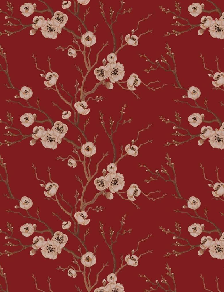 Adorable Maroon Hue Adding Vibrancy And Freshness To A Living Space Background