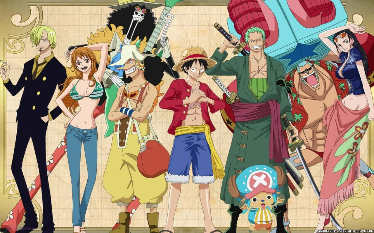 Adorable One Piece Chibi Characters Background