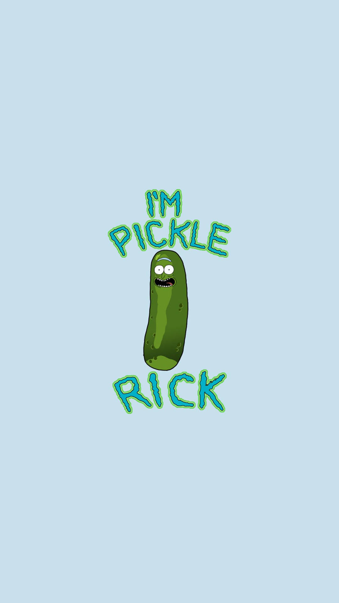 Adorable Pickle Rick Background