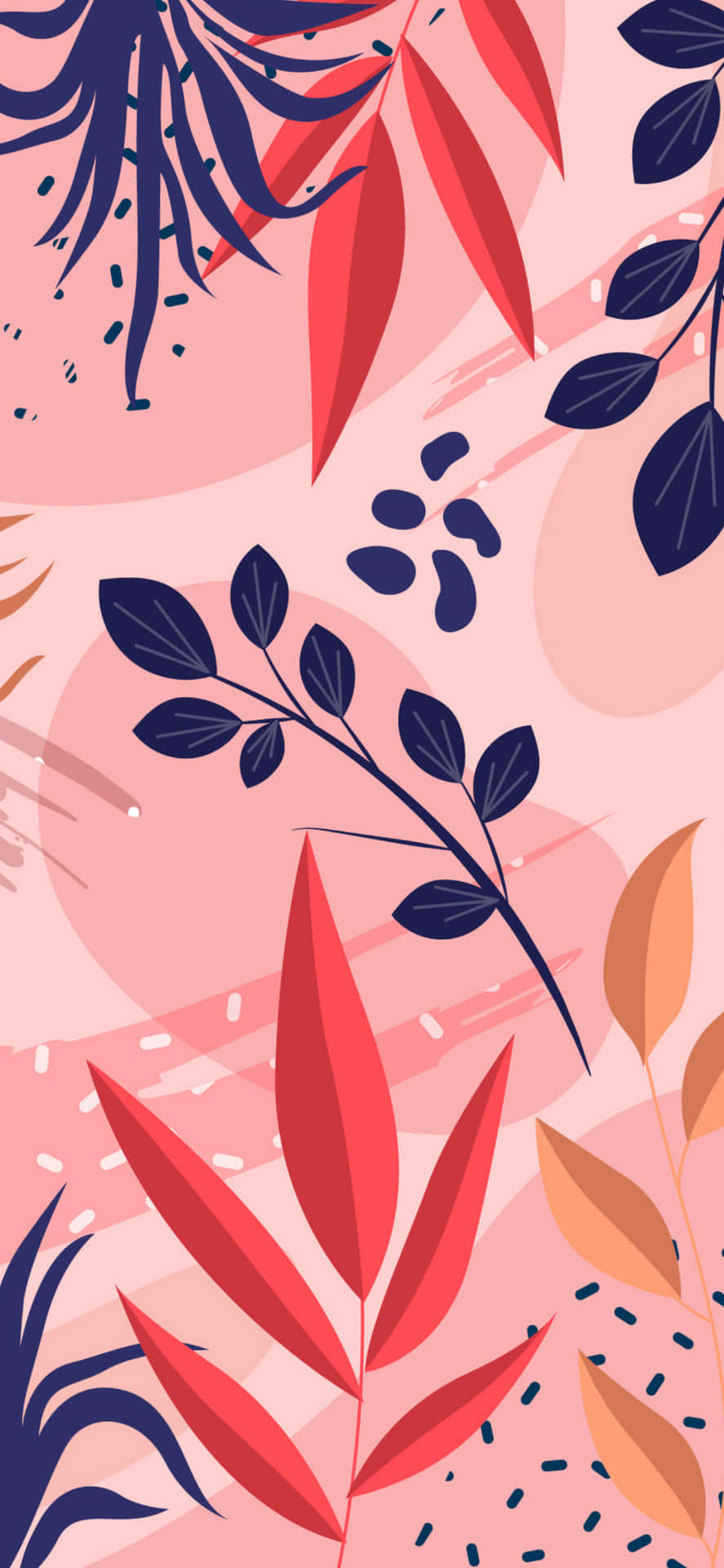 Adorable Pink & White Iphone Design Background