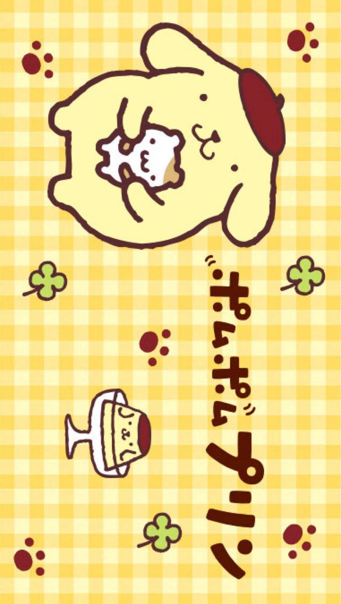 Adorable Pompompurin Portrait Hd Background