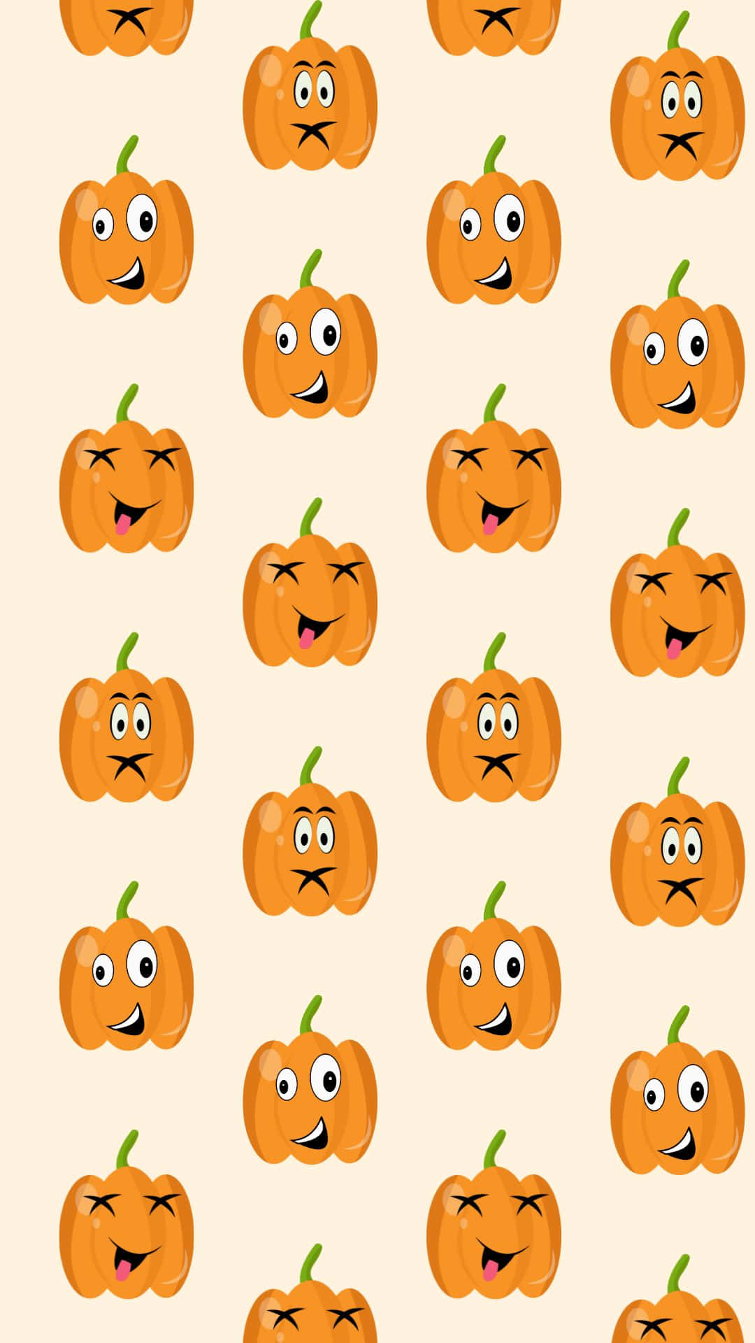 Adorable Pumpkin With Autumn Vibes Background