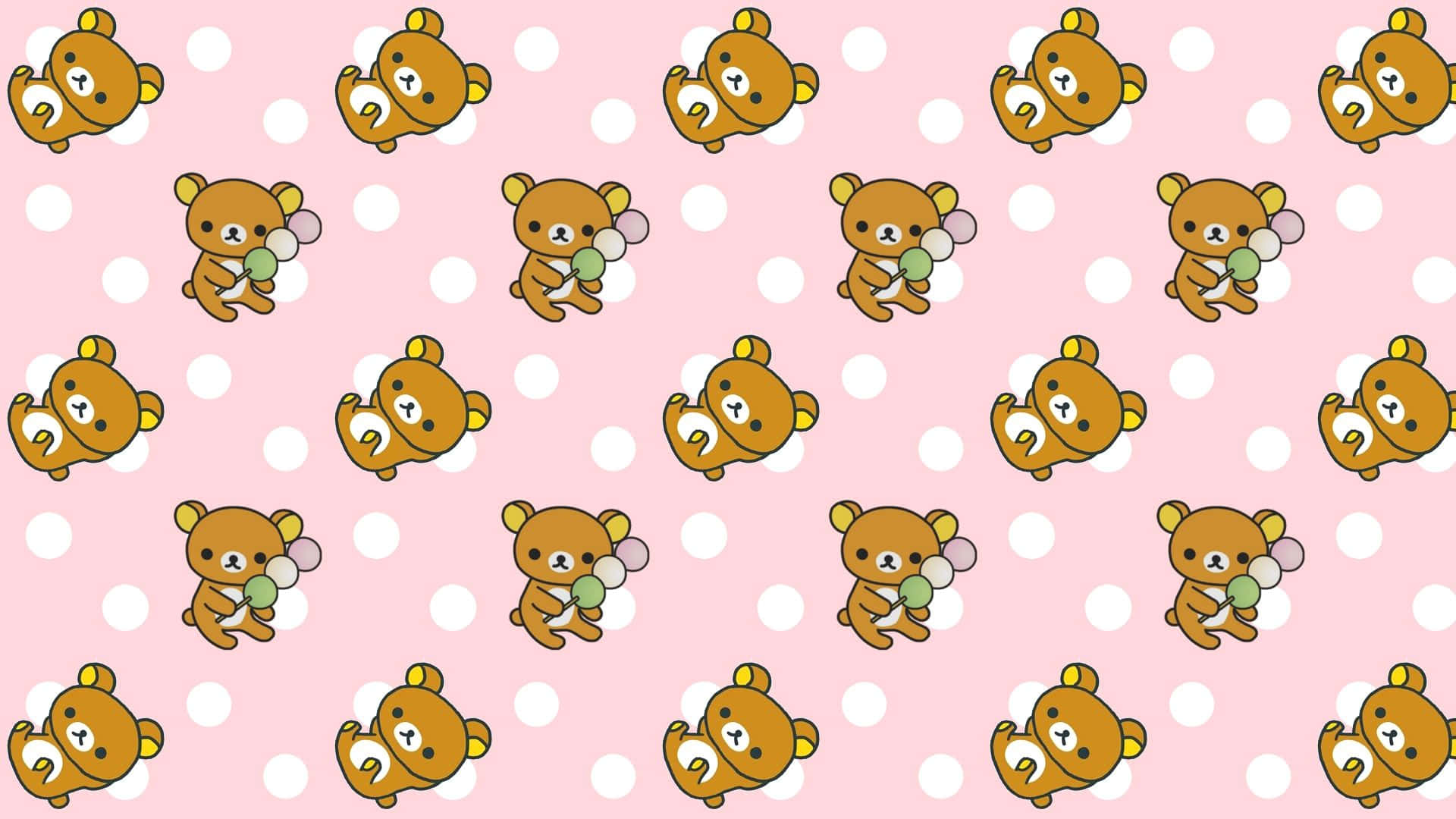 Adorable Rilakkuma Laptop Background