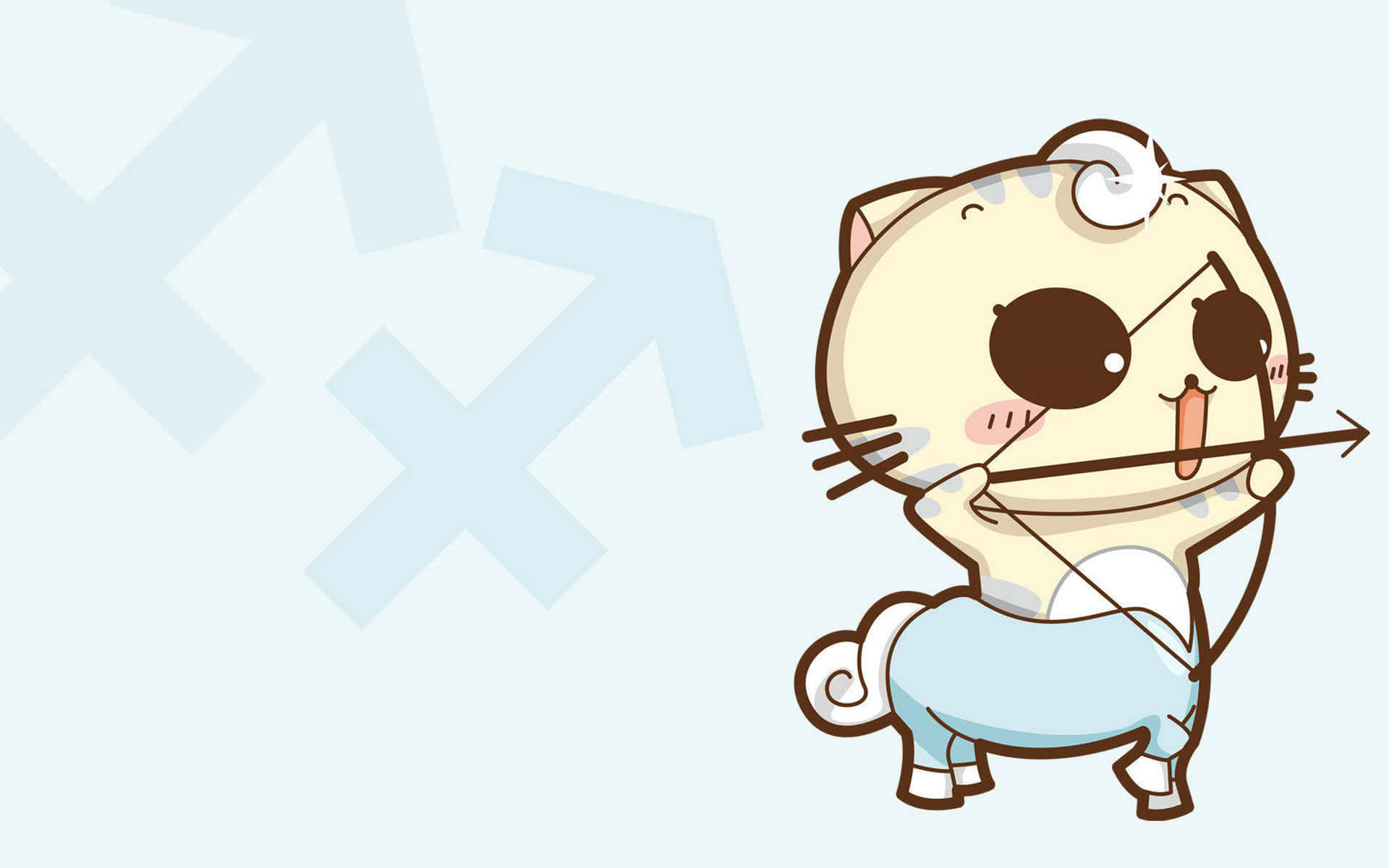 Adorable Sagittarius Cat Centaur