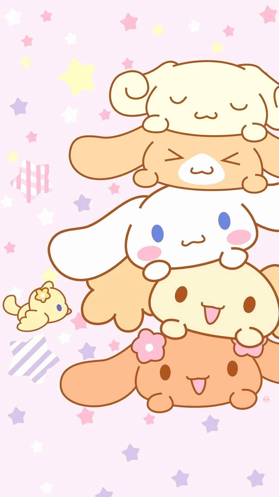 Adorable Sanrio Friends Sticker Sheet Background