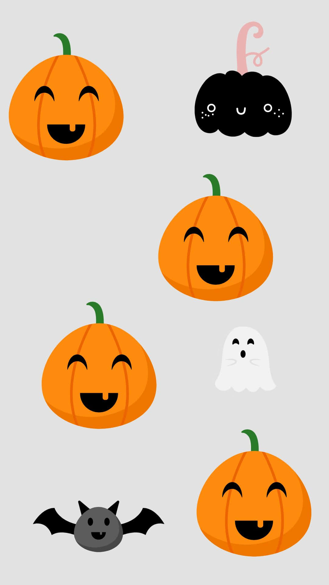 Adorable Sprouting Pumpkin Background