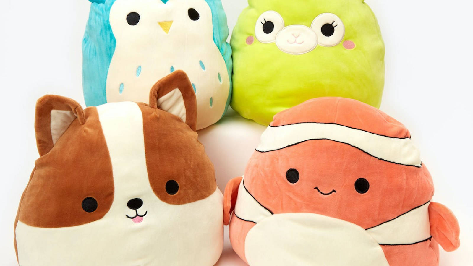 Adorable Squishmallows Collection Background