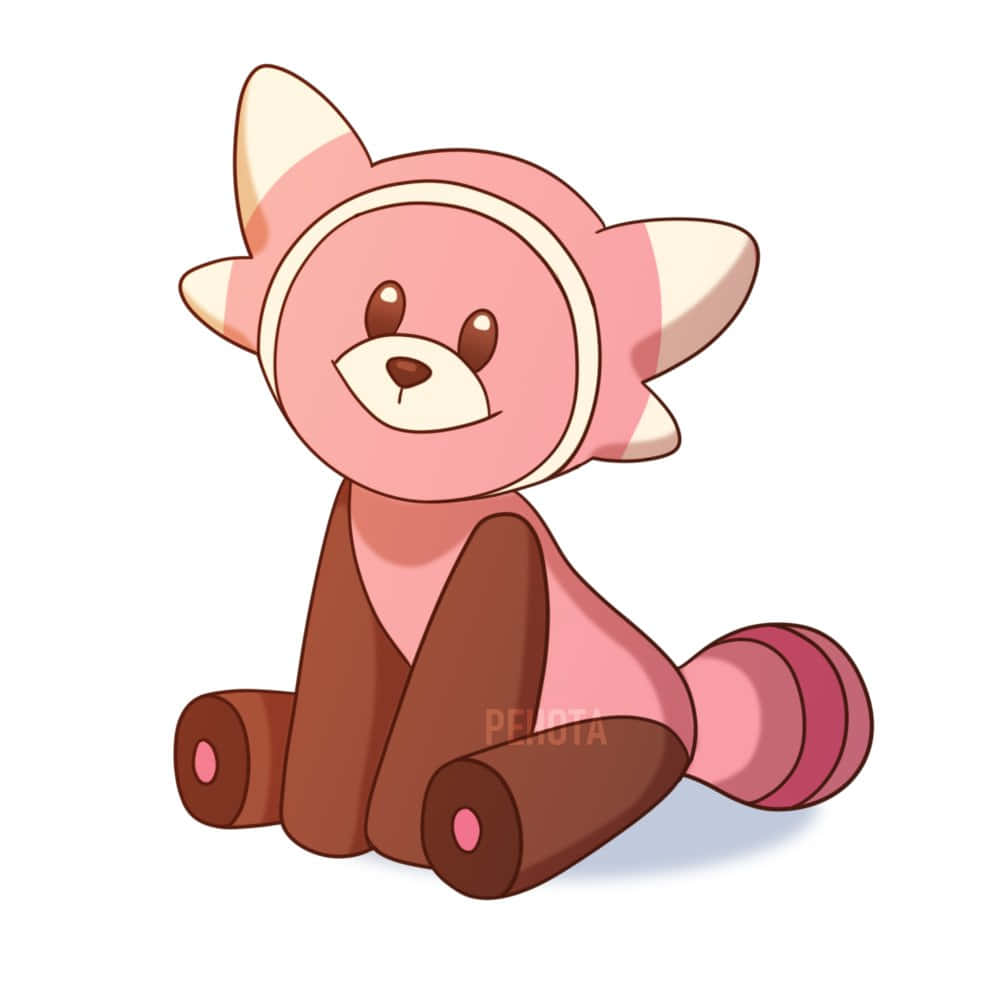 Adorable Stufful In White Background Background