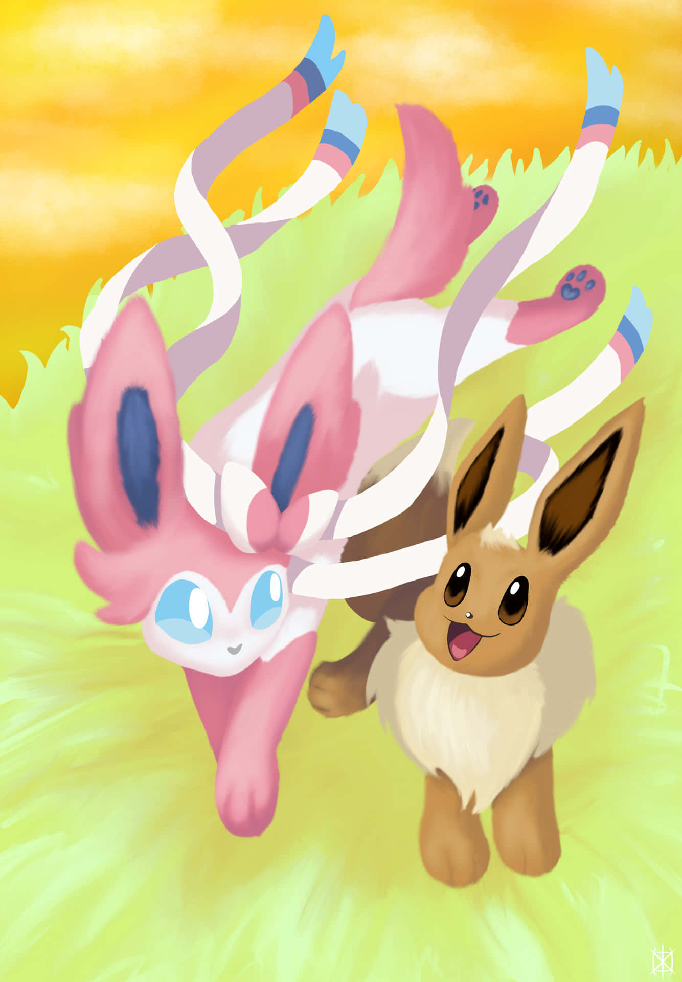 Adorable Sylveon! Background