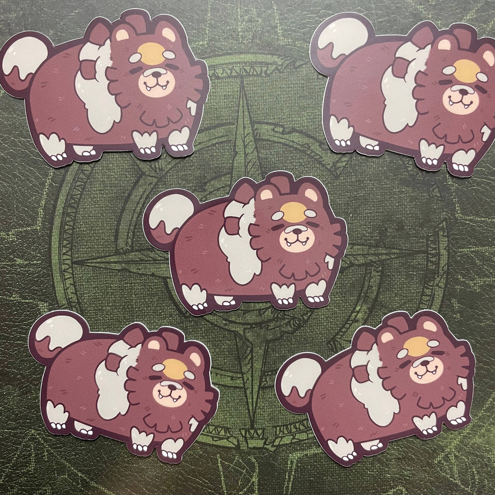 Adorable Ursaluna Sticker Collection