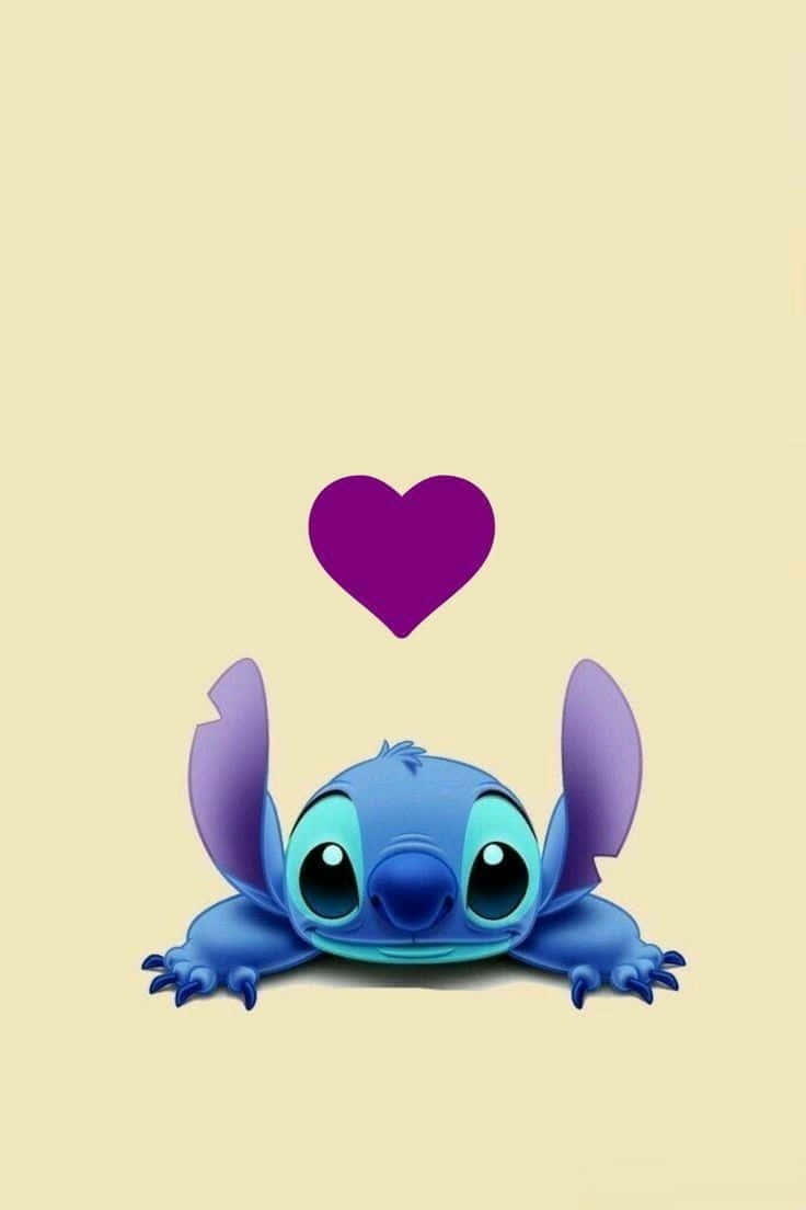 Adorable Wallpaper Of Baby Stitch Background