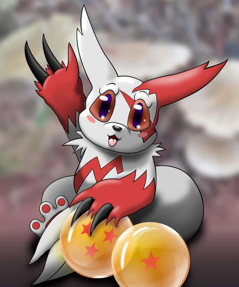 Adorable Zangoose Background