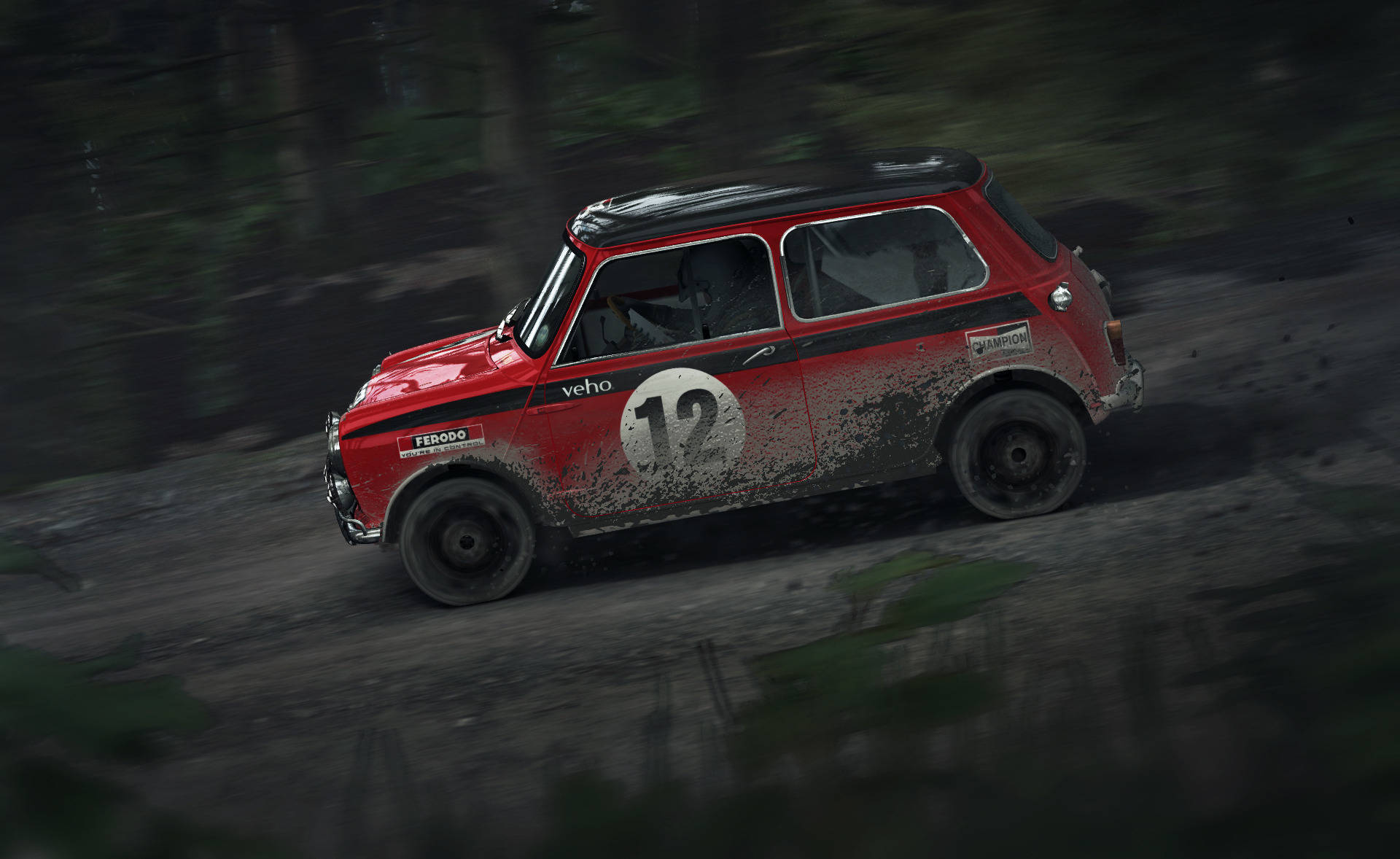Adrenaline Rush With Dirt Rally Car Racing