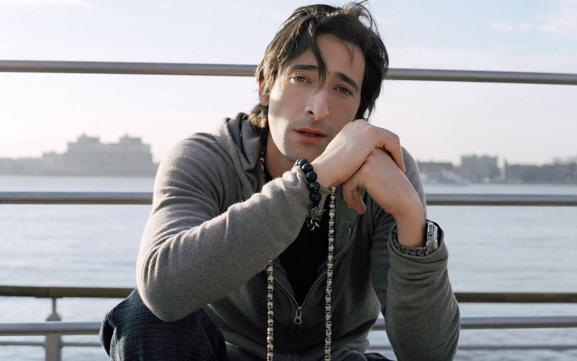 Adrien Brody Outdoors Background