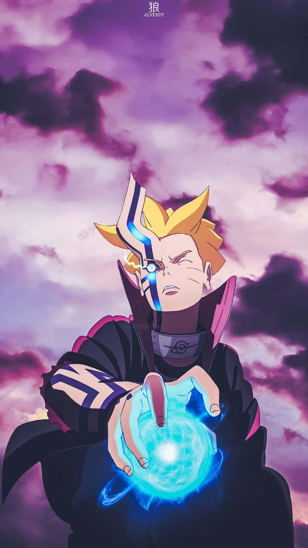 Adult Boruto In A Ready-to-fight Pose Background