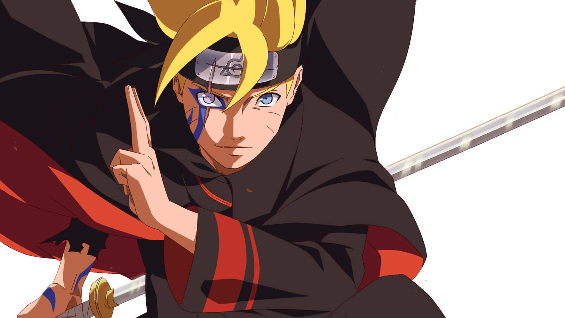 Adult Boruto - Ready To Protect His Village And The World Background