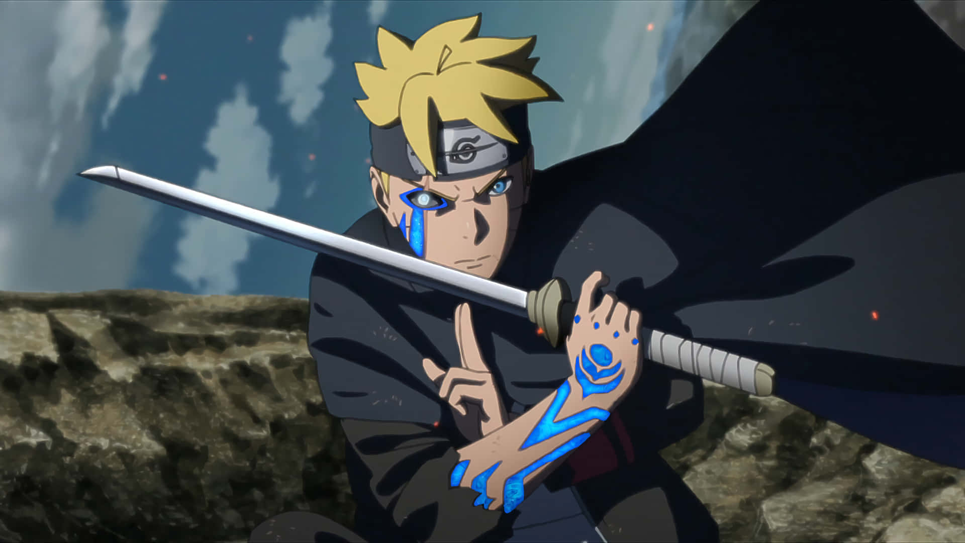 Adult Boruto Uzumaki Steps Into The Spotlight Background