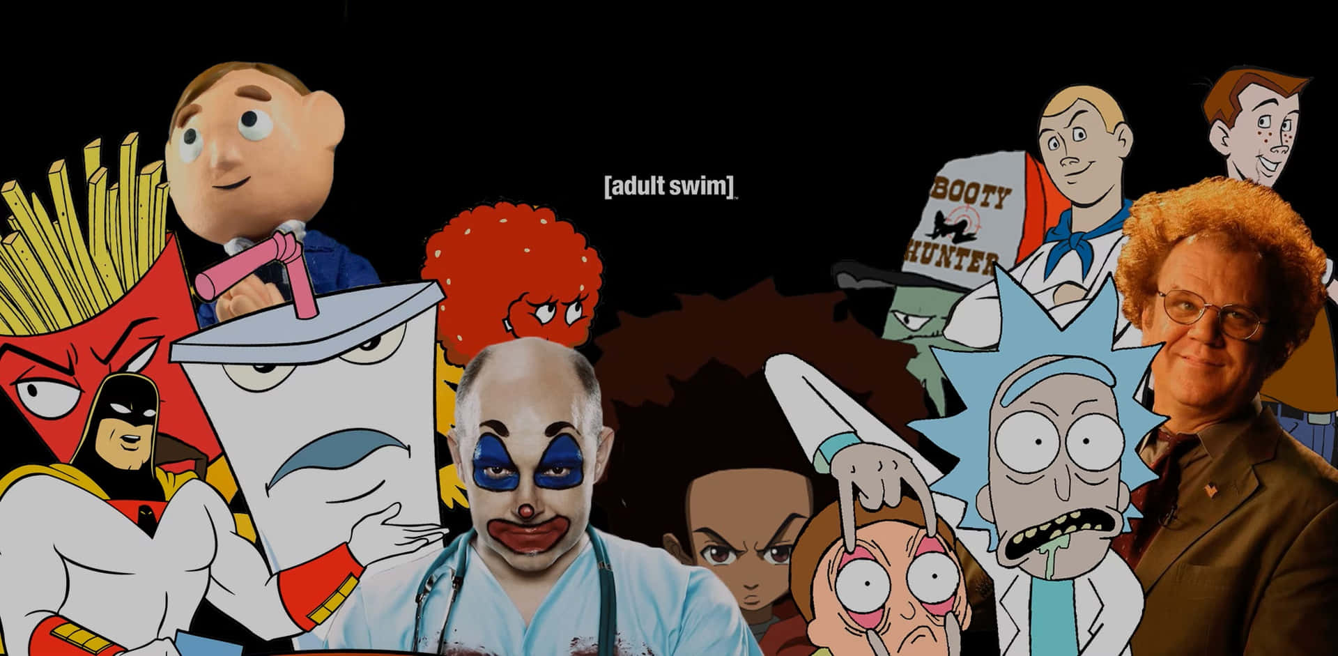 Adult Swim Animated Shows Background