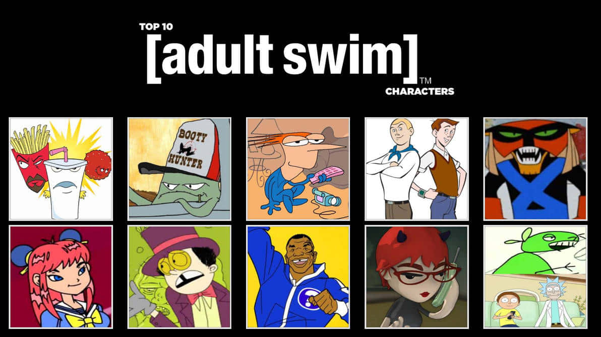 Adult Swim Photo Grid Background