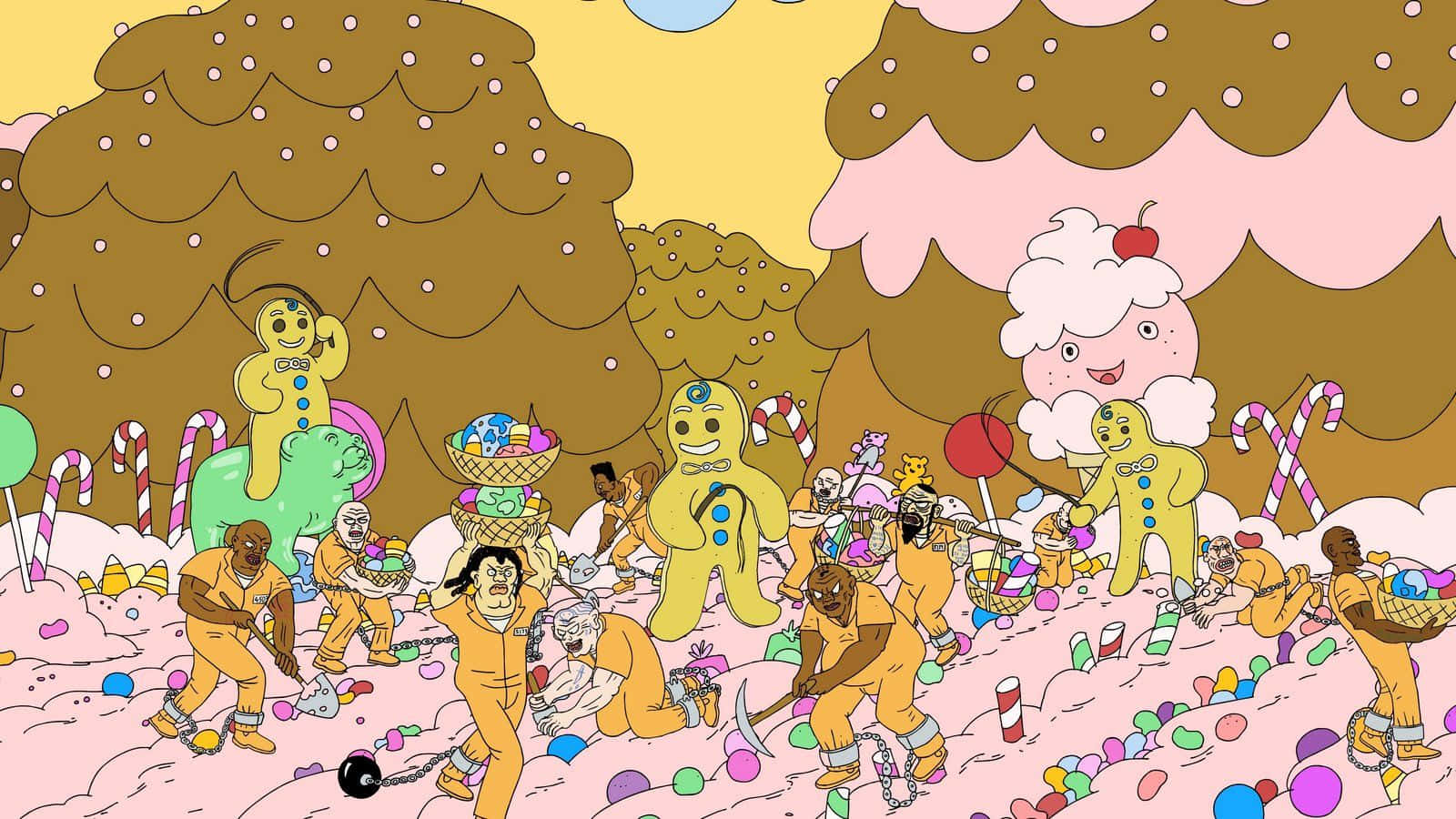 Adult Swim Superjail Background