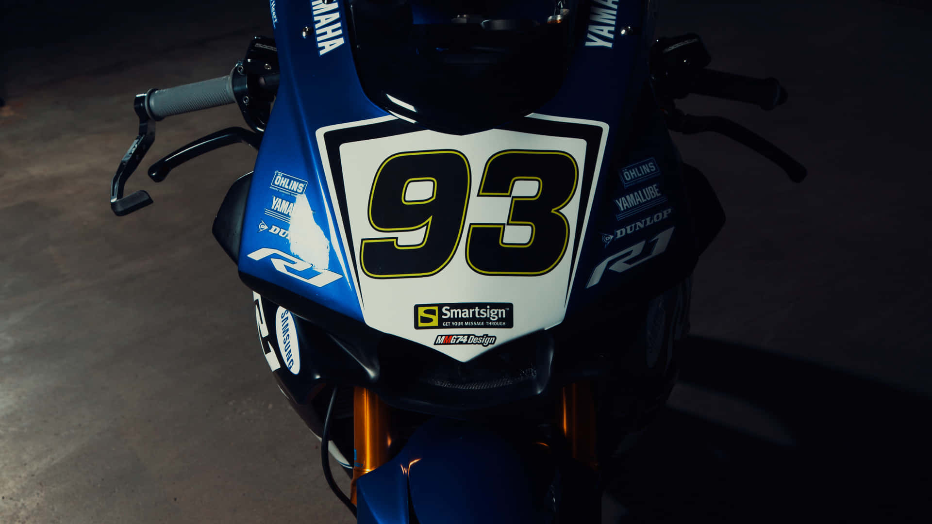 Advanced Blue Motorcycle