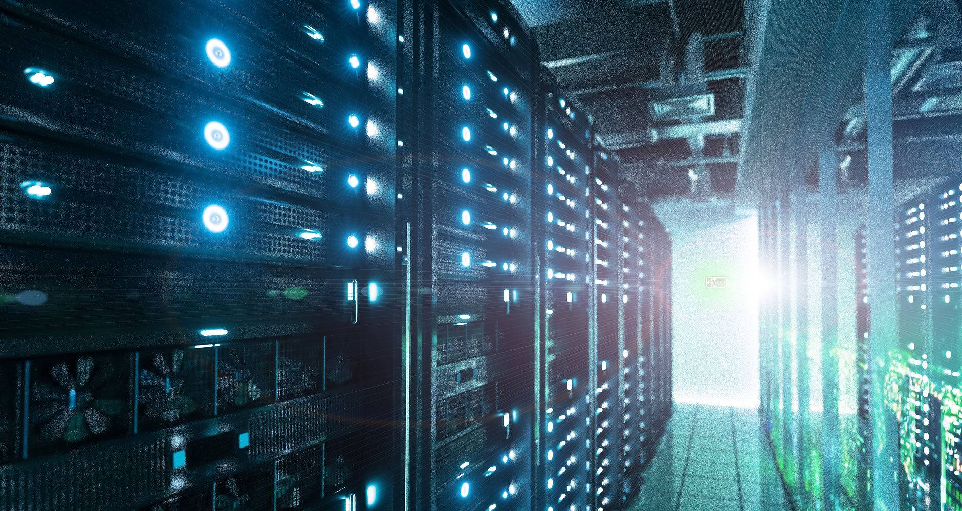 Advanced Information Technology Server Room Background