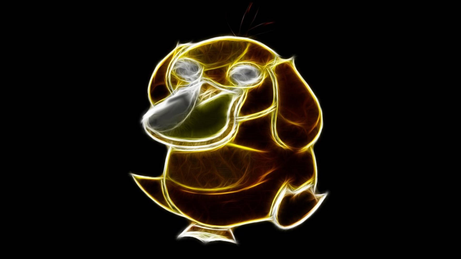 Adventure In The City: Glowing Neon Psyduck