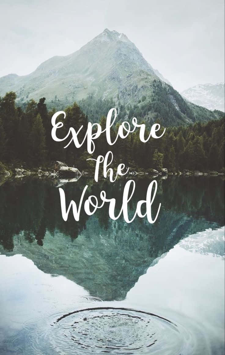 Adventure Quote Graphics Background