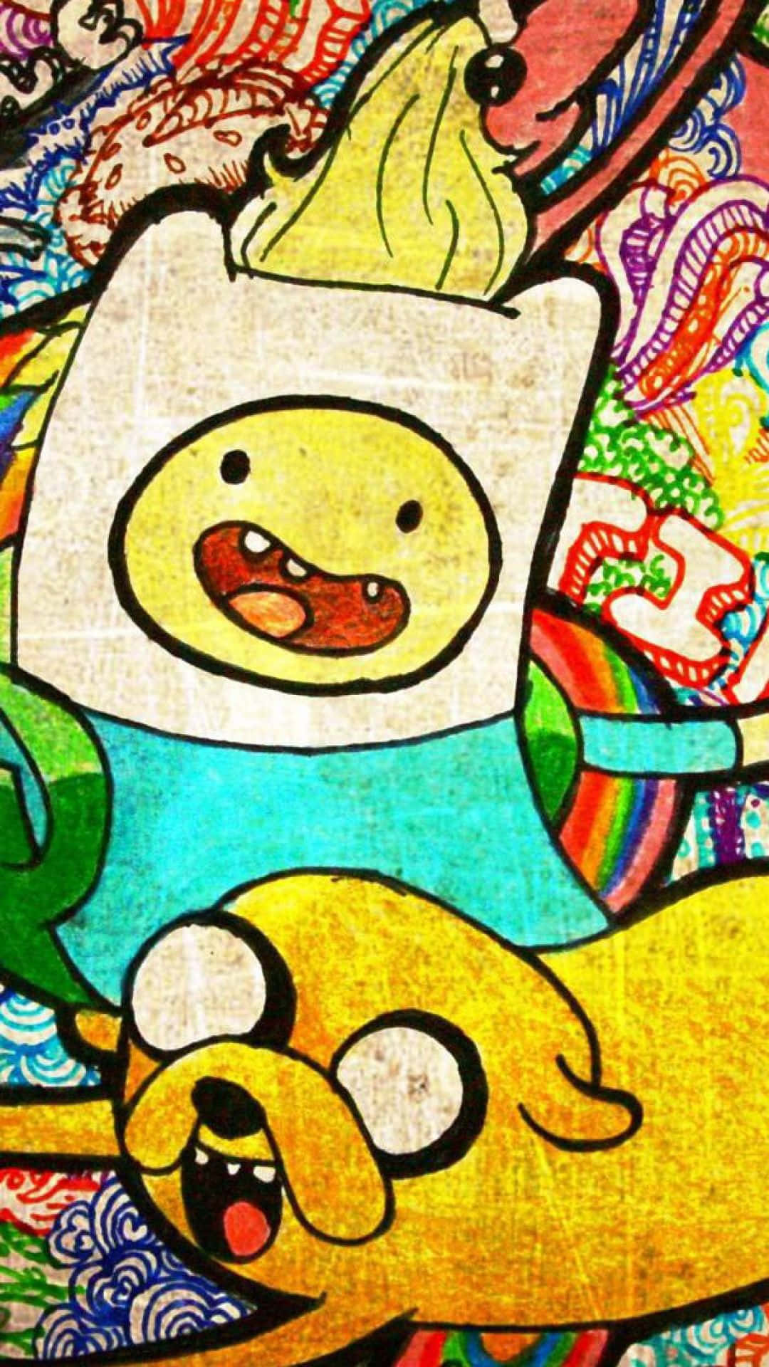 Adventure Time Anywhere You Go With This Awesome Iphone Wallpaper! Background