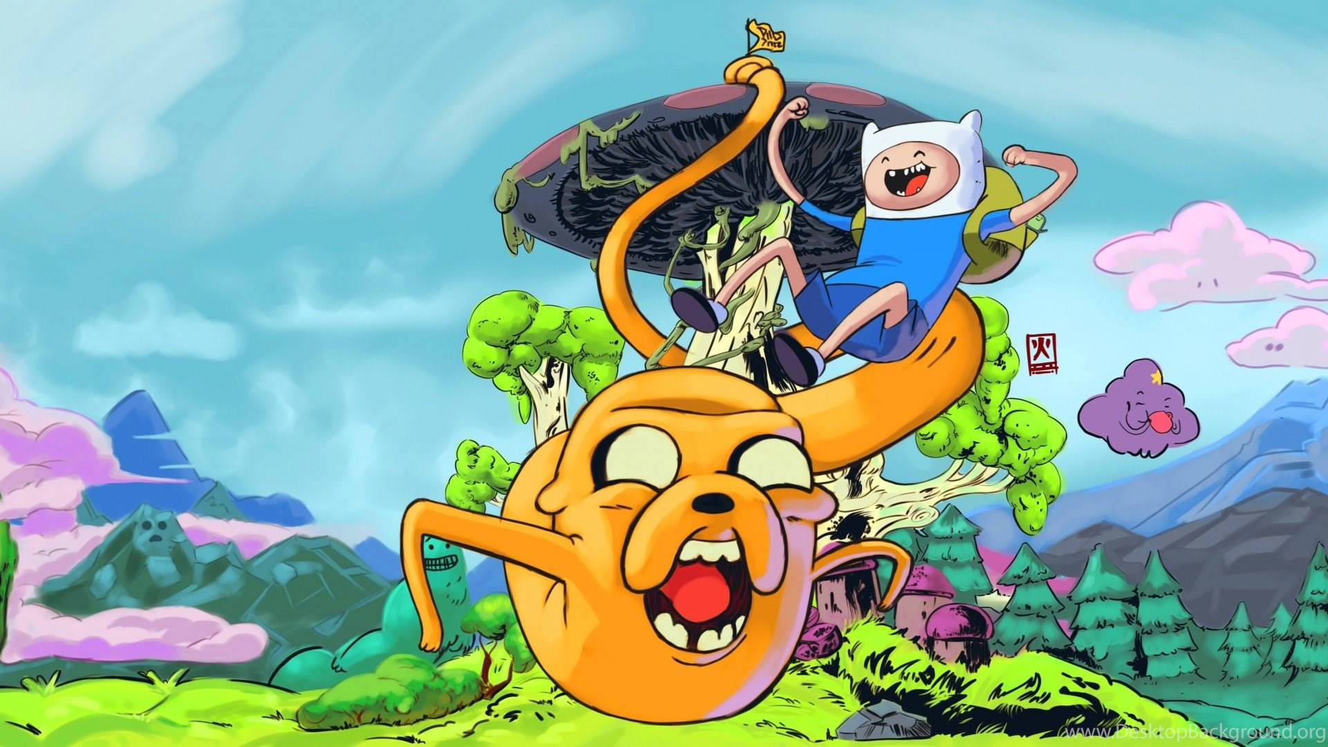 Adventure Time Cartoon Network Characters Background