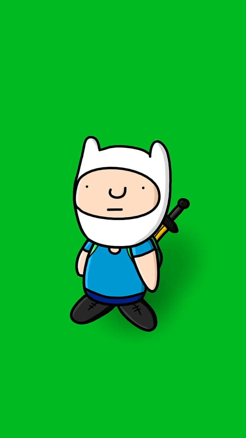 Adventure Time Finnthe Human Cute Illustration Background