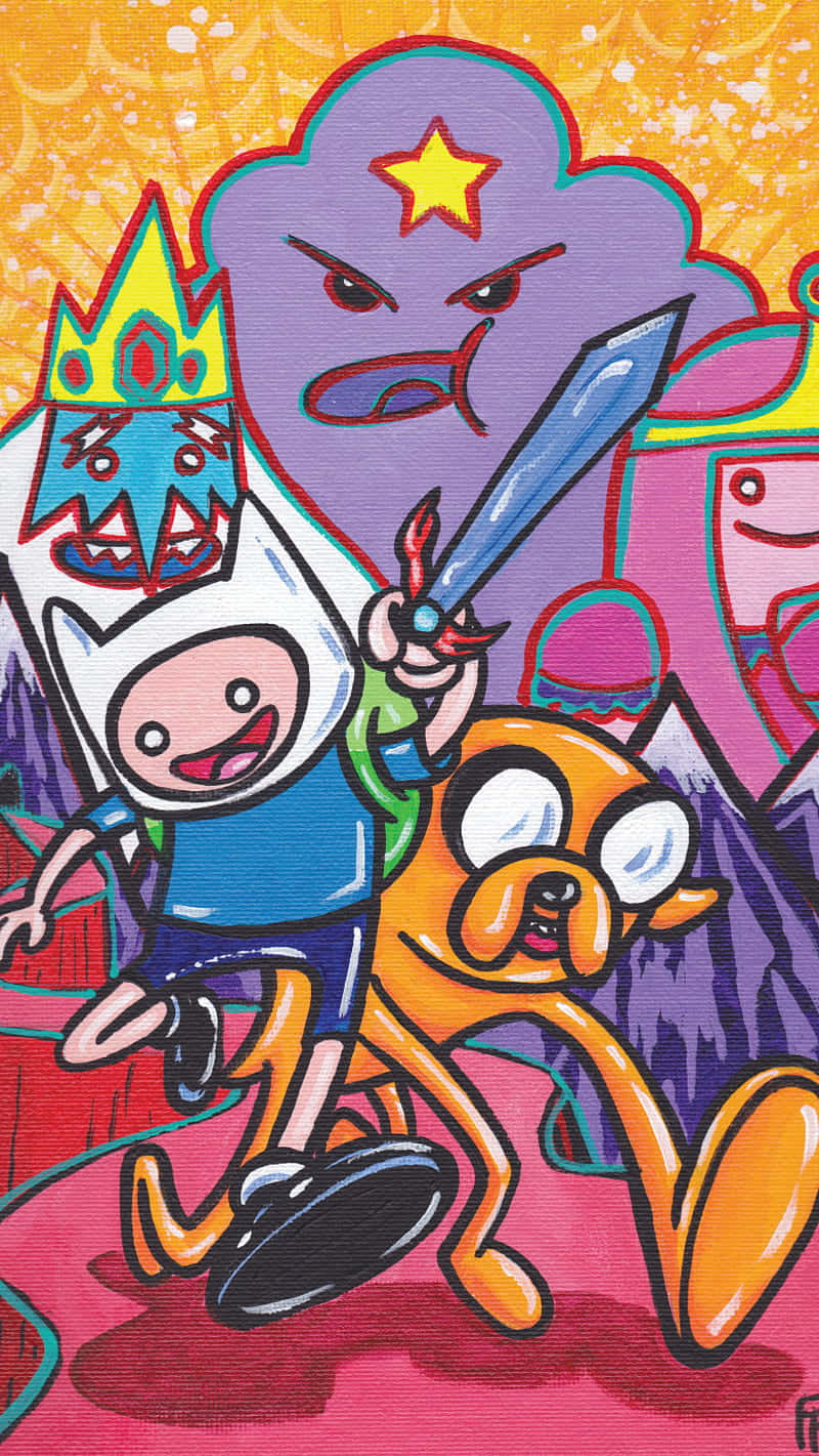 Adventure Time Heroesand Villains Background