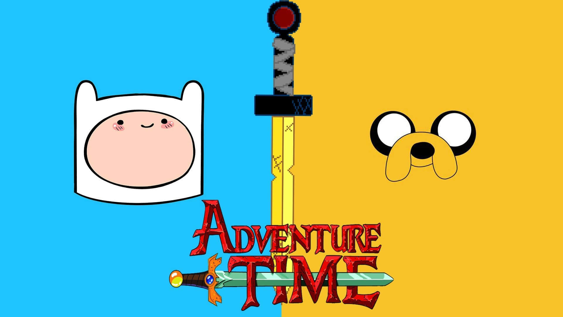 Adventure Time Iconic Elements Background
