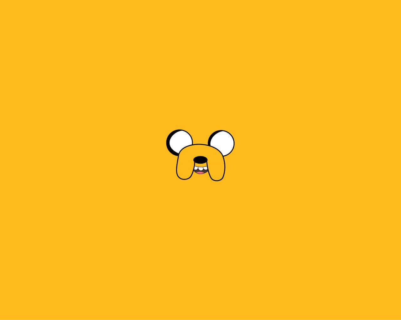Adventure Time Jake Minimalist Art Background