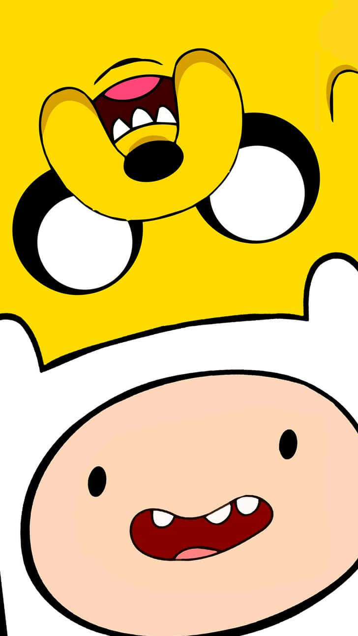 Adventure Time Jakeand Finn Cute Closeup Background