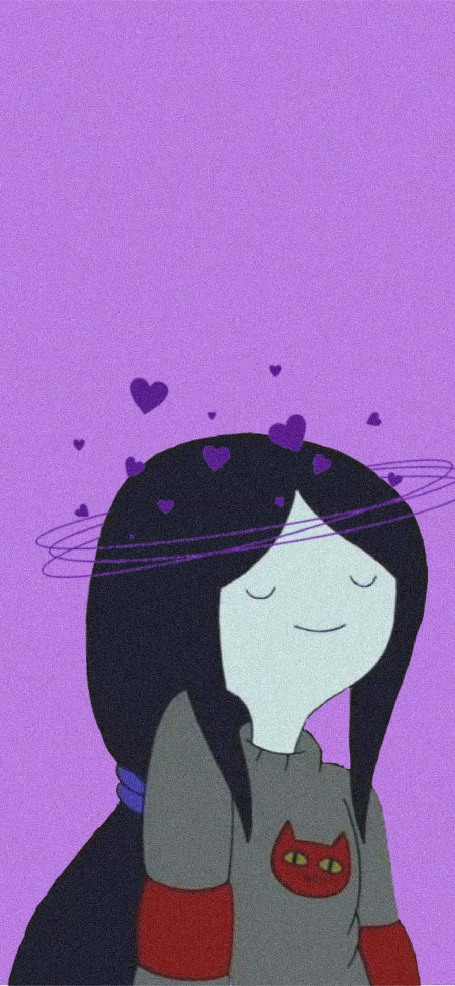 Adventure Time Marceline Love Hearts Background