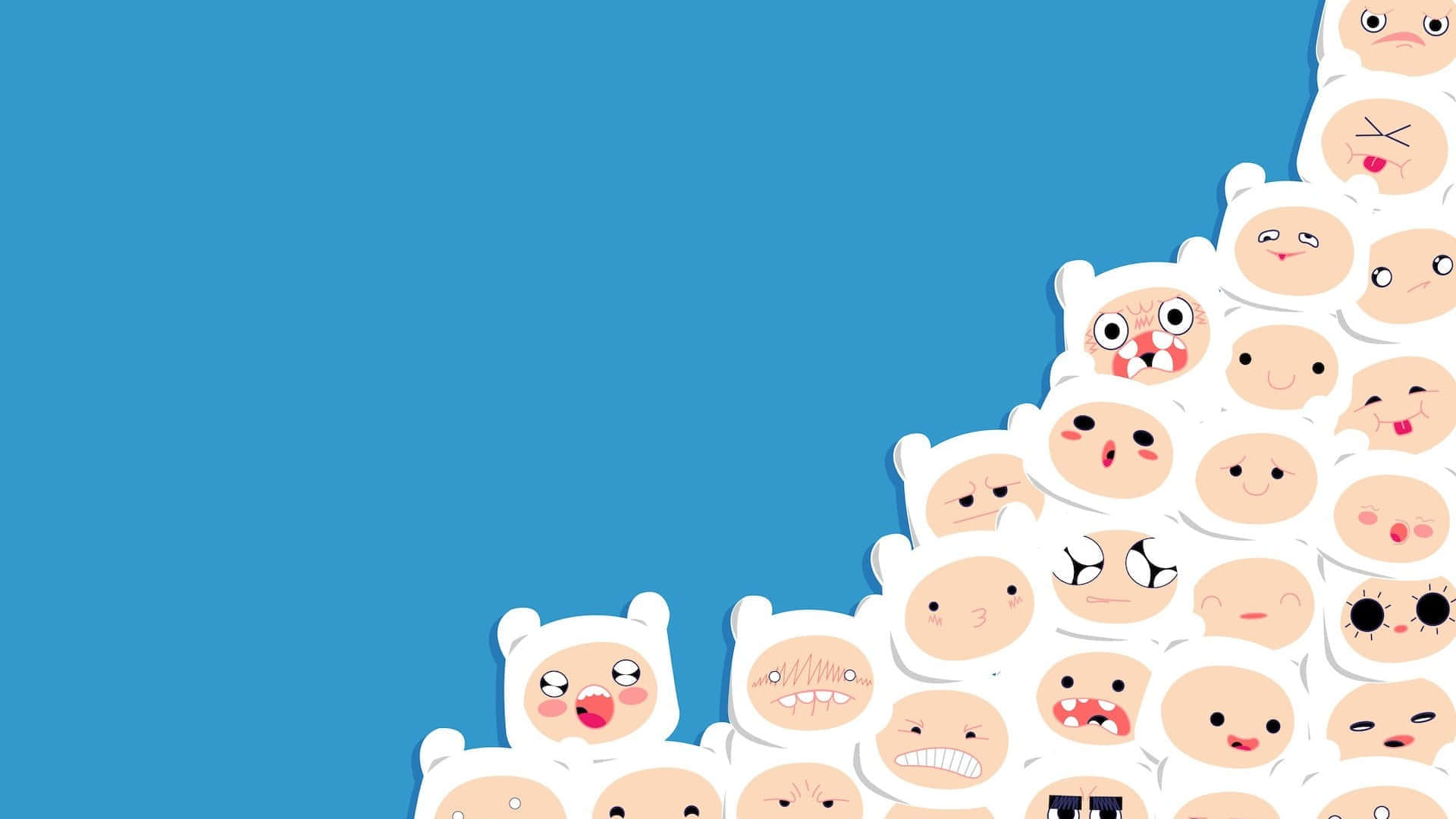 Adventure Time Pileof Cute Finns Background