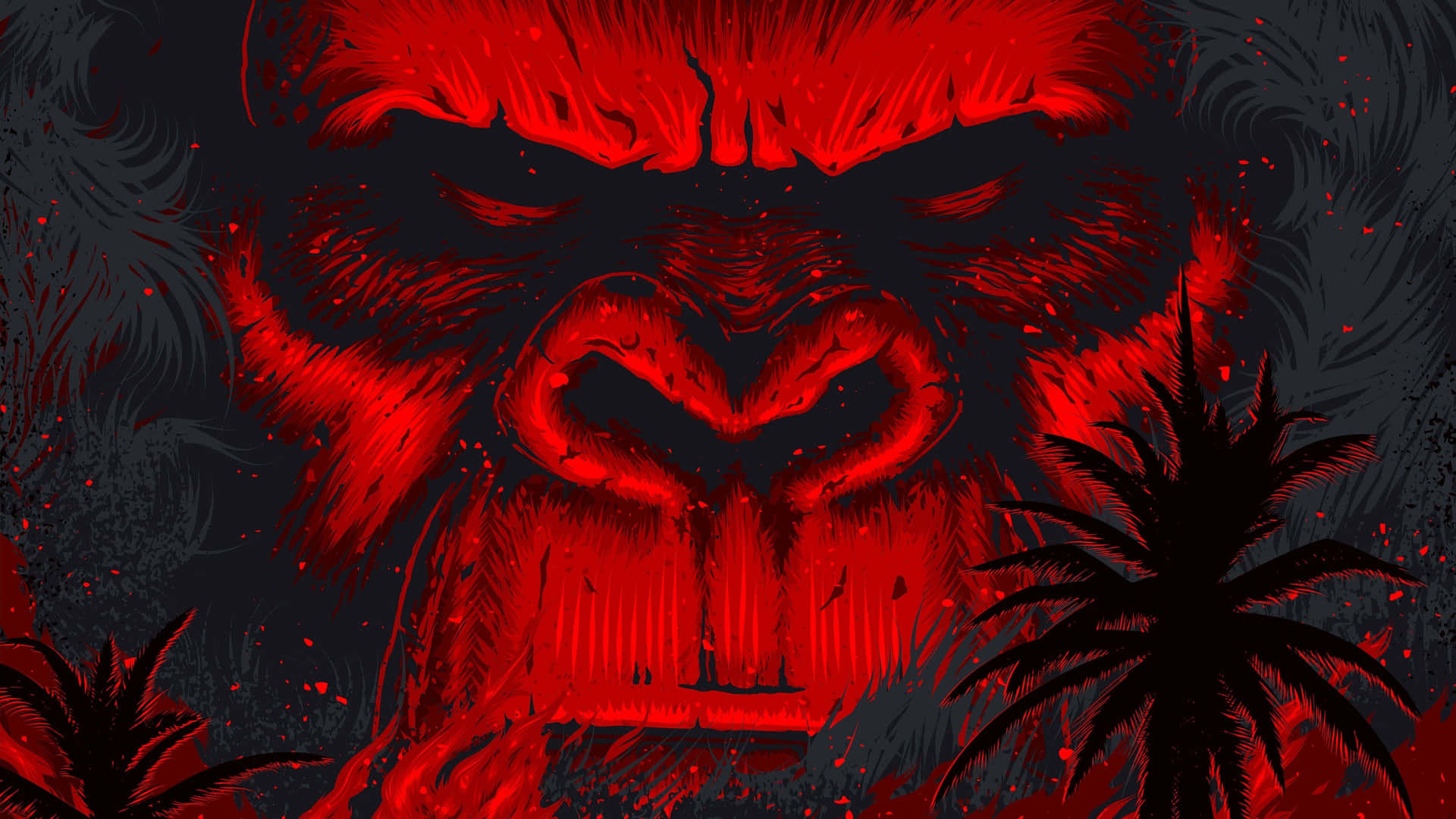 Adventure With Kong On The Big Screen Background