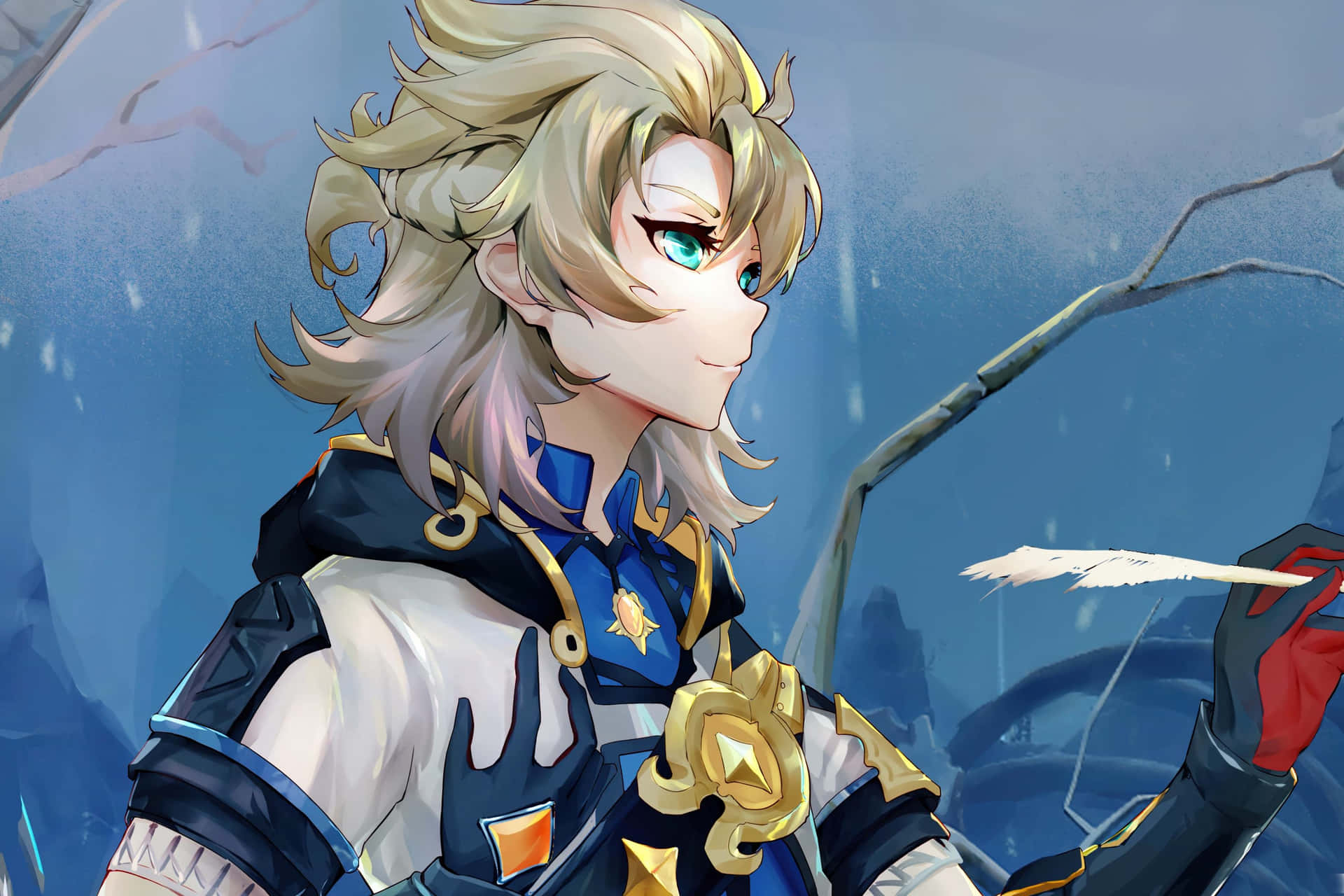 Adventurer Albedo Takes On The Unknown In Genshin Impact Background