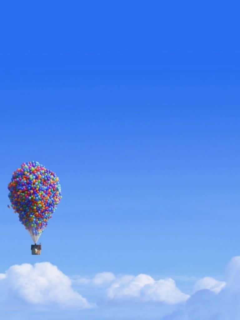 Adventurous Journey Of Carl Fredricksen And Russell From Up Movie Background