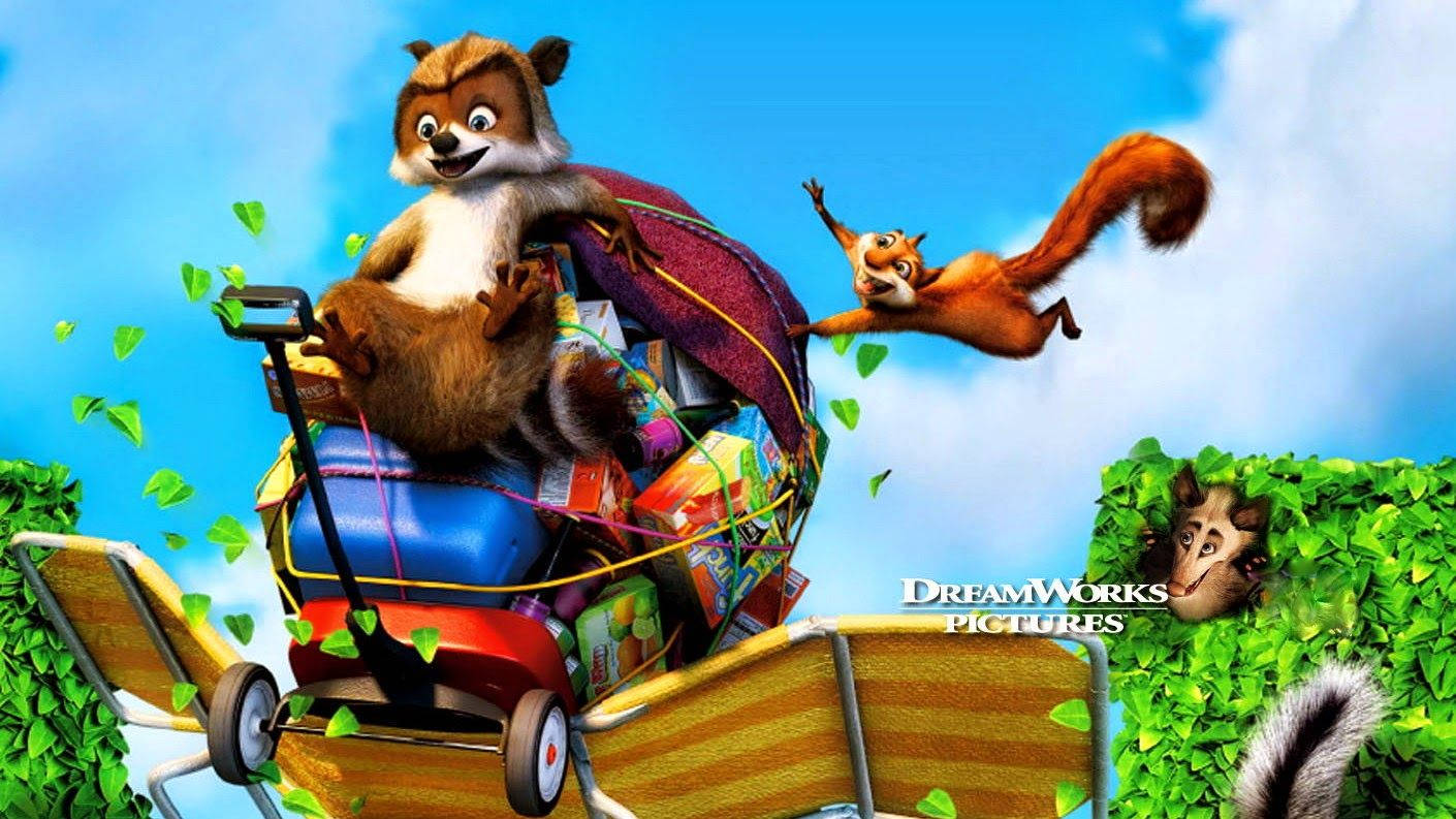 Adventurous Ride With Rj And Hammy - Scene From Over The Hedge