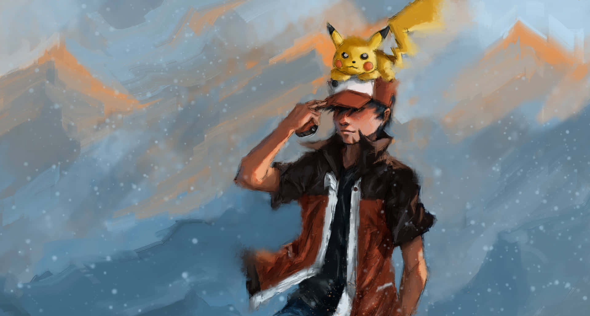 Adventurous_ Trainer_and_ Partner_ Pikachu