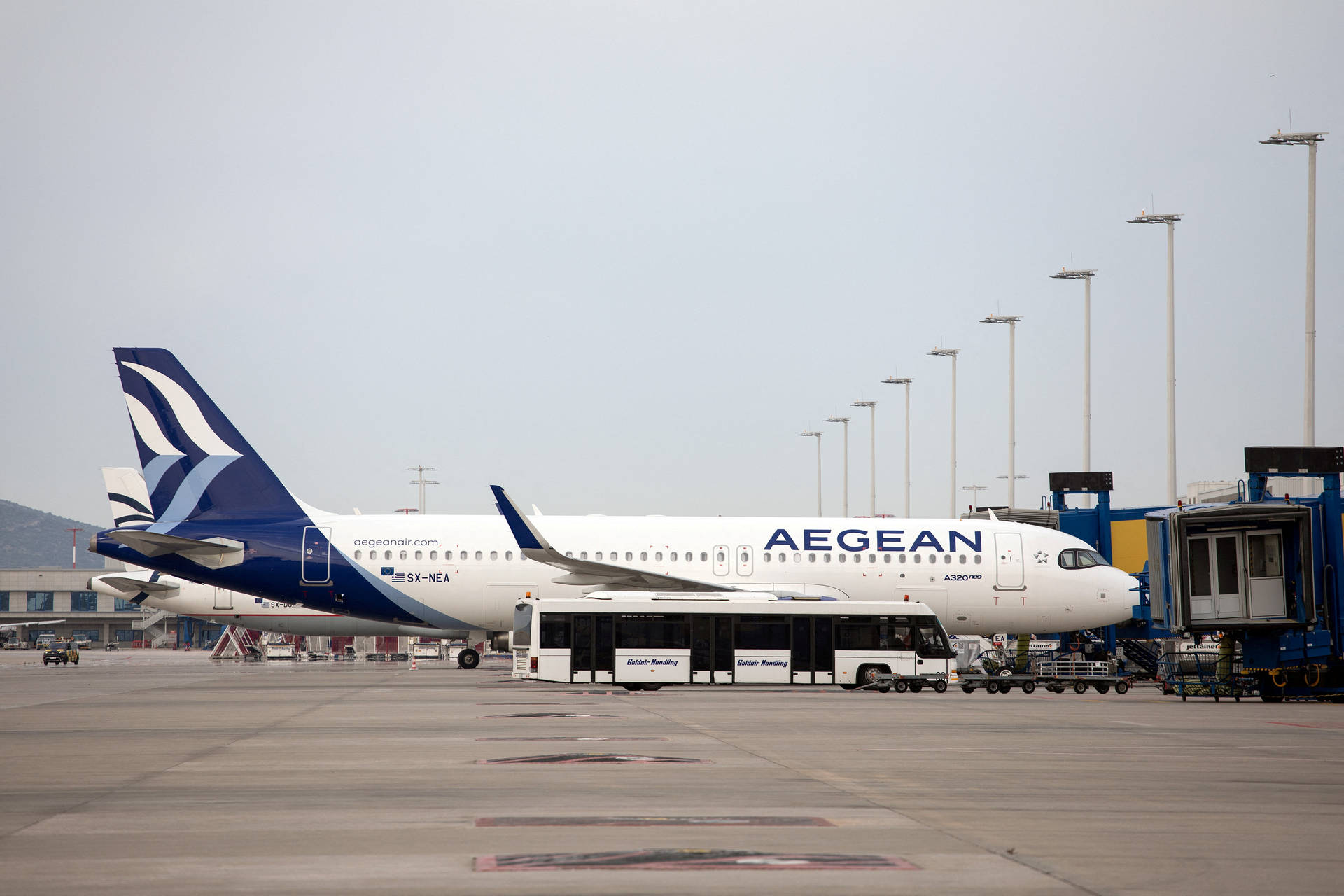 Aegean Airlines Airbus A321 At Athens International Airport