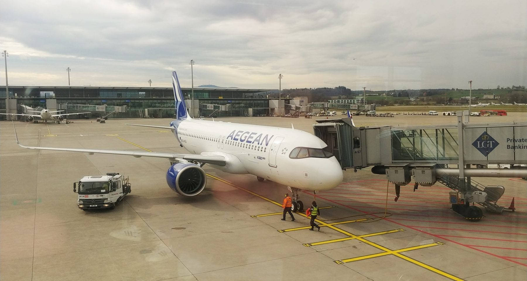 Aegean Airlines Flag Carrier Airbus A330-800 Plane