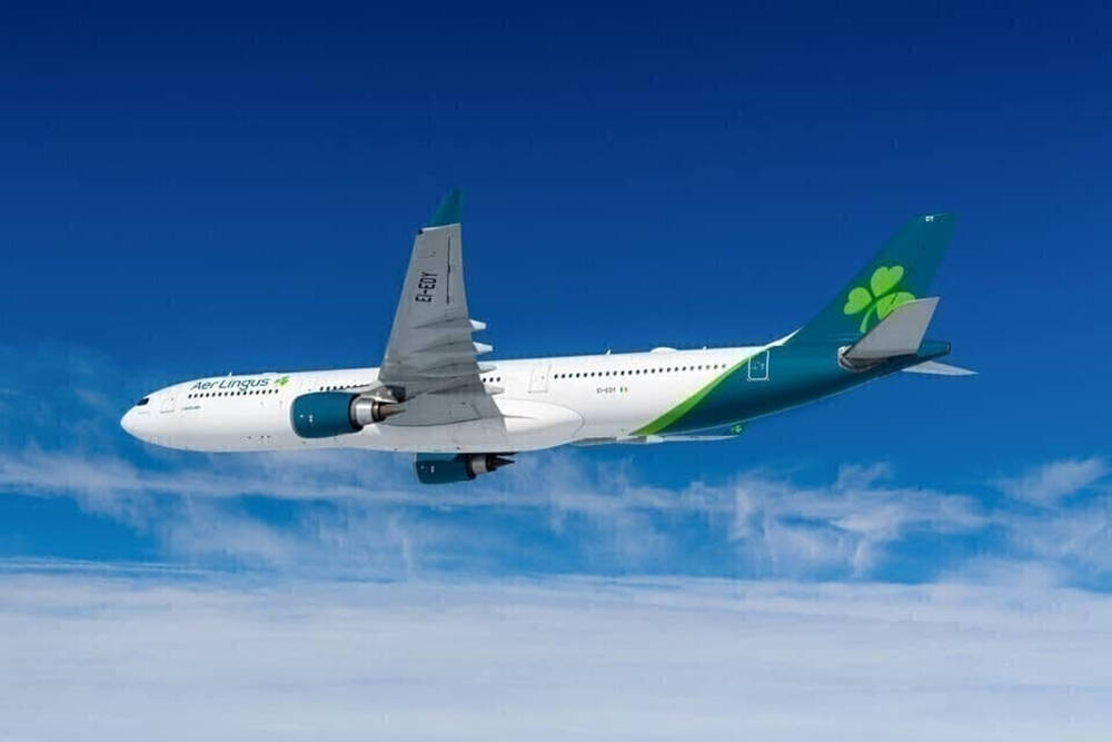 Aer Lingus Aviation Plane Soaring